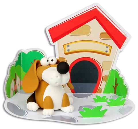 Beagle Puppy | Air Dry Clay Modelling Kit - JumpingClay - 2