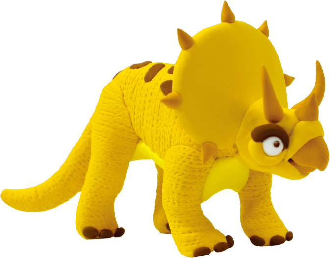 Triceratops | Modelling Clay Kit - JumpingClay - 4