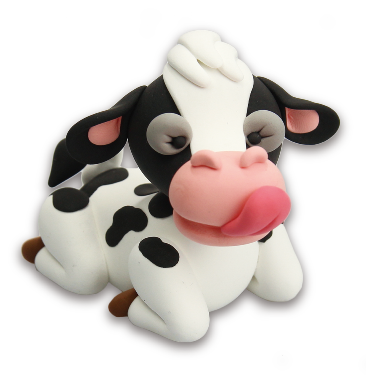 Cow | Air Dry Clay Modelling Kit - JumpingClay - 4