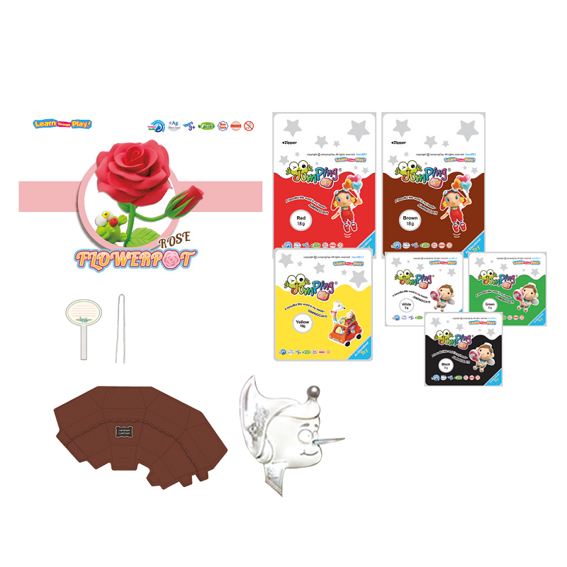Rose | Clay Modelling Set - JumpingClay - 2