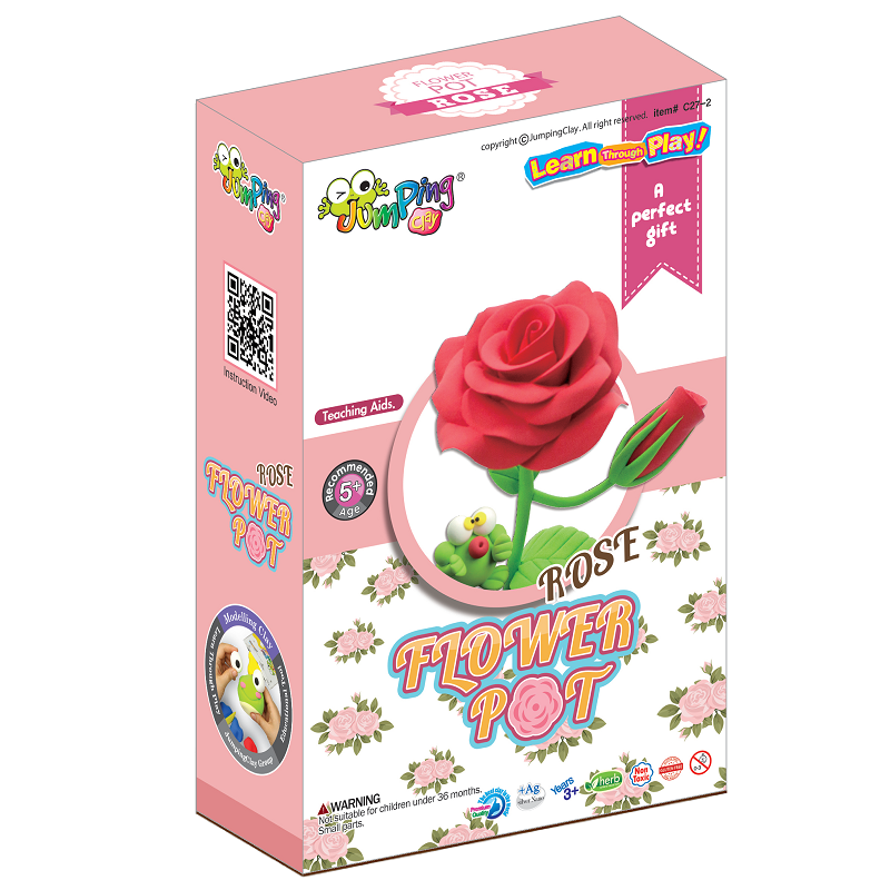 Rose | Clay Modelling Set - JumpingClay - 1